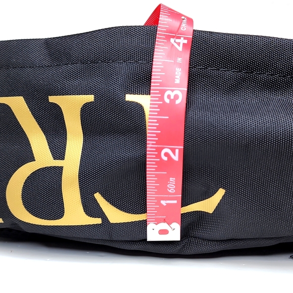 True Religion Bags True Religion Black With Gold Logo Writing Backpack With Computer